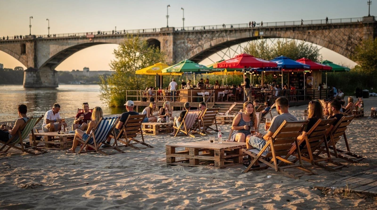 Best Vistula Beach Bars in Warsaw: Summer Drinking on the River